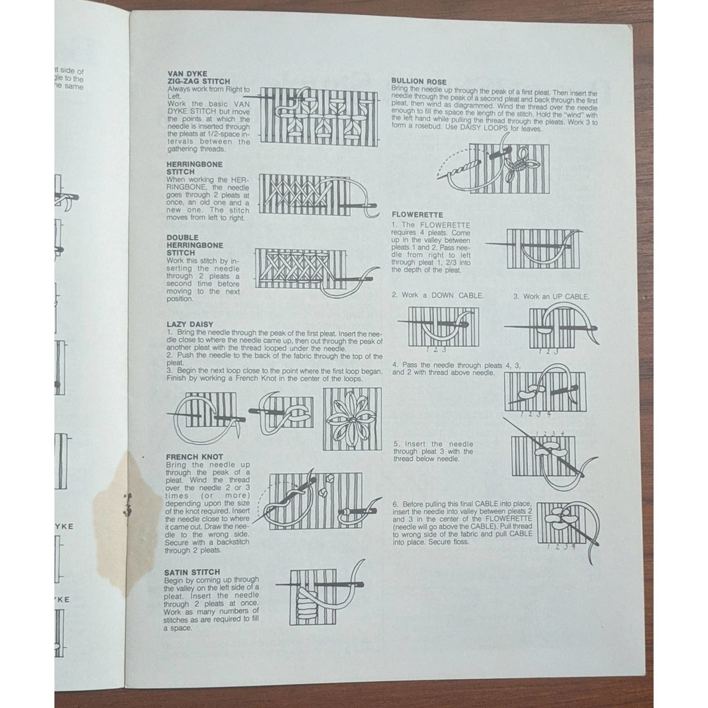 Two English Smocking Pattern Books - Picture 6 of 8